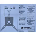 GARDENA 2 utas vízelosztó