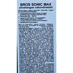Bros ultrahangos vakondriasztó 1000 m2