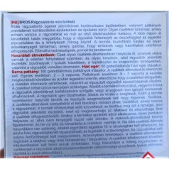 Bros rágcsálóirtó mini brikett 250 g