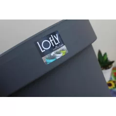 25 cm-es VIRÁGCSERÉP 300 LOFLY - KŐ SZÜRKE