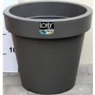 34 cm-es VIRÁGCSERÉP - KŐ SZÜRKE