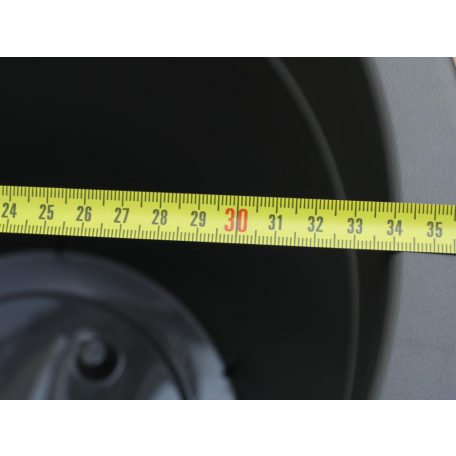 34 cm-es VIRÁGCSERÉP - KŐ SZÜRKE