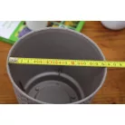 15 cm-es VIRÁGCSERÉP 165 RATOLLA ROUND -MOKKA