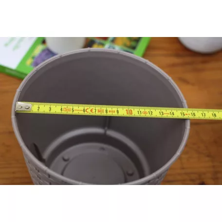 15 cm-es VIRÁGCSERÉP 165 RATOLLA ROUND -MOKKA
