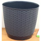 29 cm-es VIRÁGCSERÉP 300 RATOLLA ROUND -ANTRACIT
