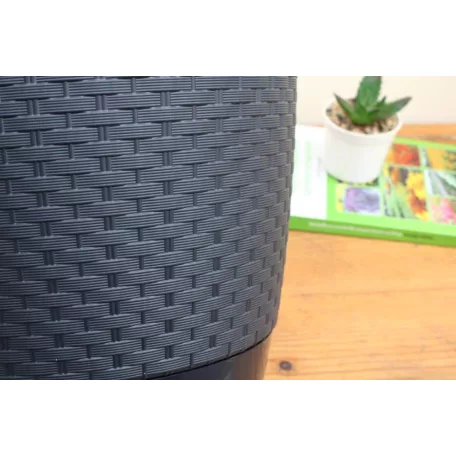 29 cm-es VIRÁGCSERÉP 300 RATOLLA ROUND -ANTRACIT