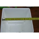 13 cm-es VIRÁGCSERÉP 145 NÉGYSZÖG RATOLLA SQUARE - FEHÉR