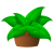 Flower pot COUBI - TRANSPARENT