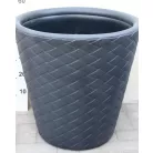 50 cm-es VIRÁGCSERÉP 600 MATUBA - ANTRACIT