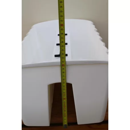 56 cm-es korlátláda Prosperplast DCRO600 fehér
