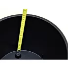 23 cm-es VIRÁGCSERÉP 250S TUBUS SLIM SHINE FÉNYES 2IN1 - FEHÉR