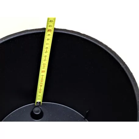 23 cm-es VIRÁGCSERÉP 250S TUBUS SLIM SHINE FÉNYES 2IN1 - FEHÉR