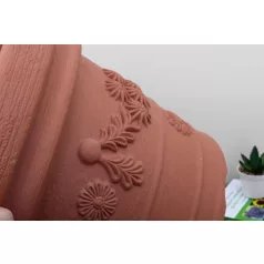 40 cm-es VIRÁGCSERÉP 45 DECORA - TÉGLA