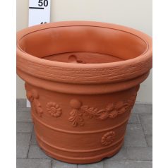 50 cm-es VIRÁGCSERÉP 57 DECORA - TÉGLA