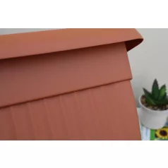 25 cm-es VIRÁGCSERÉP 30 TERRA NÉGYSZÖG-TERRAKOTTA