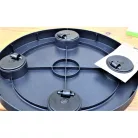 38 cm-es MOBIL KEREK ALÁTÉT 400 PLATFORM ROUND - ANTRACIT