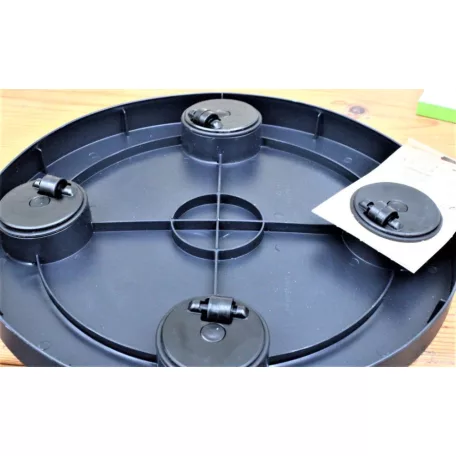 38 cm-es MOBIL KEREK ALÁTÉT 400 PLATFORM ROUND - ANTRACIT