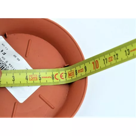 7 cm-es VIRÁGCSERÉP ALÁTÉT 09 PLASTICA - TERRAKOTTA