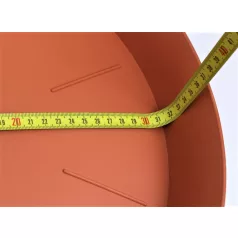 31 cm-es VIRÁGCSERÉP ALÁTÉT PLASTICA - TERRAKOTTA