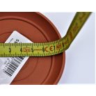 6 cm-es VIRÁGCSERÉP ALÁTÉT TERRA - TERRAKOTTA