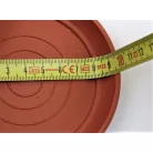 8 cm-es VIRÁGCSERÉP ALÁTÉT - TERRAKOTTA
