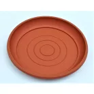 9 cm-es VIRÁGCSERÉP ALÁTÉT - TERRAKOTTA