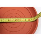 11 cm-es VIRÁGCSERÉP ALÁTÉT - TERRAKOTTA
