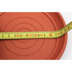 11 cm-es VIRÁGCSERÉP ALÁTÉT - TERRAKOTTA