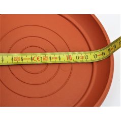 12 cm-es VIRÁGCSERÉP ALÁTÉT TERRA - TERRAKOTTA