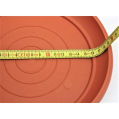 15 cm-es VIRÁGCSERÉP ALÁTÉT TERRA - TERRACOTTA