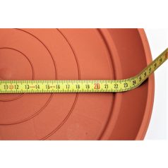 21 cm-es VIRÁGCSERÉP ALÁTÉT TERRA - TERRAKOTTA