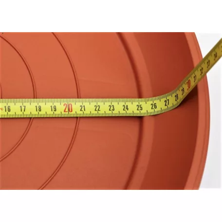 25 cm-es VIRÁGCSERÉP ALÁTÉT 33 TERRA - TERRAKOTTA