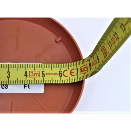 7 cm-es VIRÁGCSERÉP ALÁTÉT 0 TERRA - TERRAKOTTA