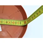 09 cm-es VIRÁGCSERÉP ALÁTÉT 2 TERRA - TERRAKOTTA