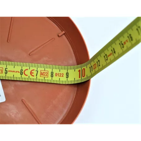 09 cm-es VIRÁGCSERÉP ALÁTÉT 2 TERRA - TERRAKOTTA
