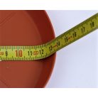 12 cm-es VIRÁGCSERÉP ALÁTÉT 3 TERRA - TERRAKOTTA