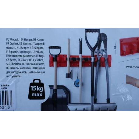 FALI KERTI SZERSZÁM TARTÓ MULTI HOLDER 2 - KŐ SZÜRKE