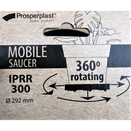 26 cm-es MOBIL VIRÁGCSERÉP ALÁTÉT PEREMES KEREK 300 -TERRAKOTTA