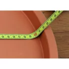 40 cm-es MOBIL VIRÁGCSERÉP ALÁTÉT PEREMES KEREK 450 -TERRAKOTTA
