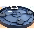 40 cm-es MOBIL VIRÁGCSERÉP ALÁTÉT PEREMES KEREK 450 -ANTRACIT