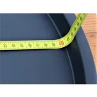 40 cm-es MOBIL VIRÁGCSERÉP ALÁTÉT PEREMES KEREK 450 -ANTRACIT