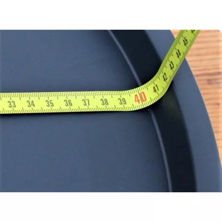 40 cm-es MOBIL VIRÁGCSERÉP ALÁTÉT PEREMES KEREK 450 -ANTRACIT