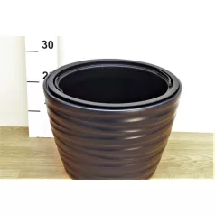 29 cm-es VIRÁGCSERÉP MAZE - ANTRACIT