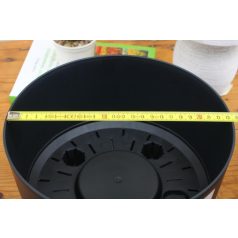 23 cm-es VIRÁGCSERÉP 240 GRACIA NORMÁL -ANTRACIT