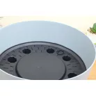 37 cm-es VIRÁGCSERÉP 400L GRACIA ALACSONY - SZÜRKE