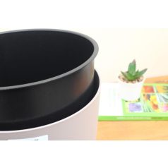 24 cm-es VIRÁGCSERÉP 250 URBI ROUND LOW - MOKKA