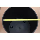 29 cm-es VIRÁGCSERÉP 300 URBI ROUND LOW - MOKKA