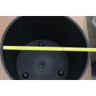 29 cm-es VIRÁGCSERÉP 300E URBI ROUND LOW EFFECT - ANTRACIT