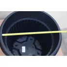 35 cm-es VIRÁGCSERÉP 40 TERRA - ANTRACIT