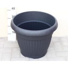 43 cm-es VIRÁGCSERÉP 50 TERRA - ANTRACIT